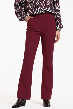 Flair bonded trousers - merlot
