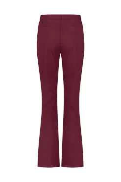 Flair bonded trousers - merlot