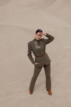 Flair bonded trousers - new army
