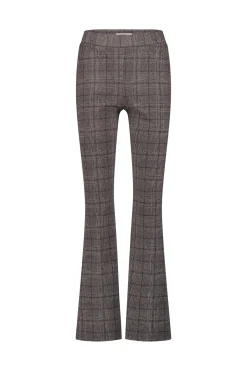 Flair check trousers - merlot/kit