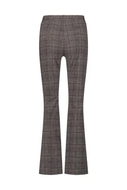 Flair check trousers - merlot/kit
