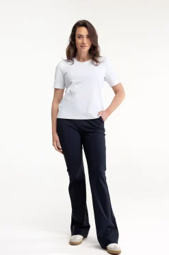 Flair LONG bonded trousers - dark blue