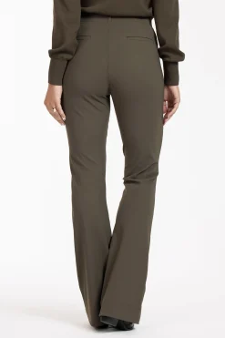 Flair LONG bonded trousers - new army