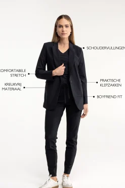 Fran blazer - black