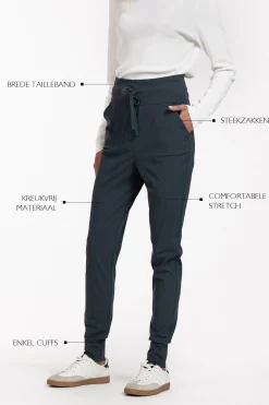 Franka trousers - antraciet