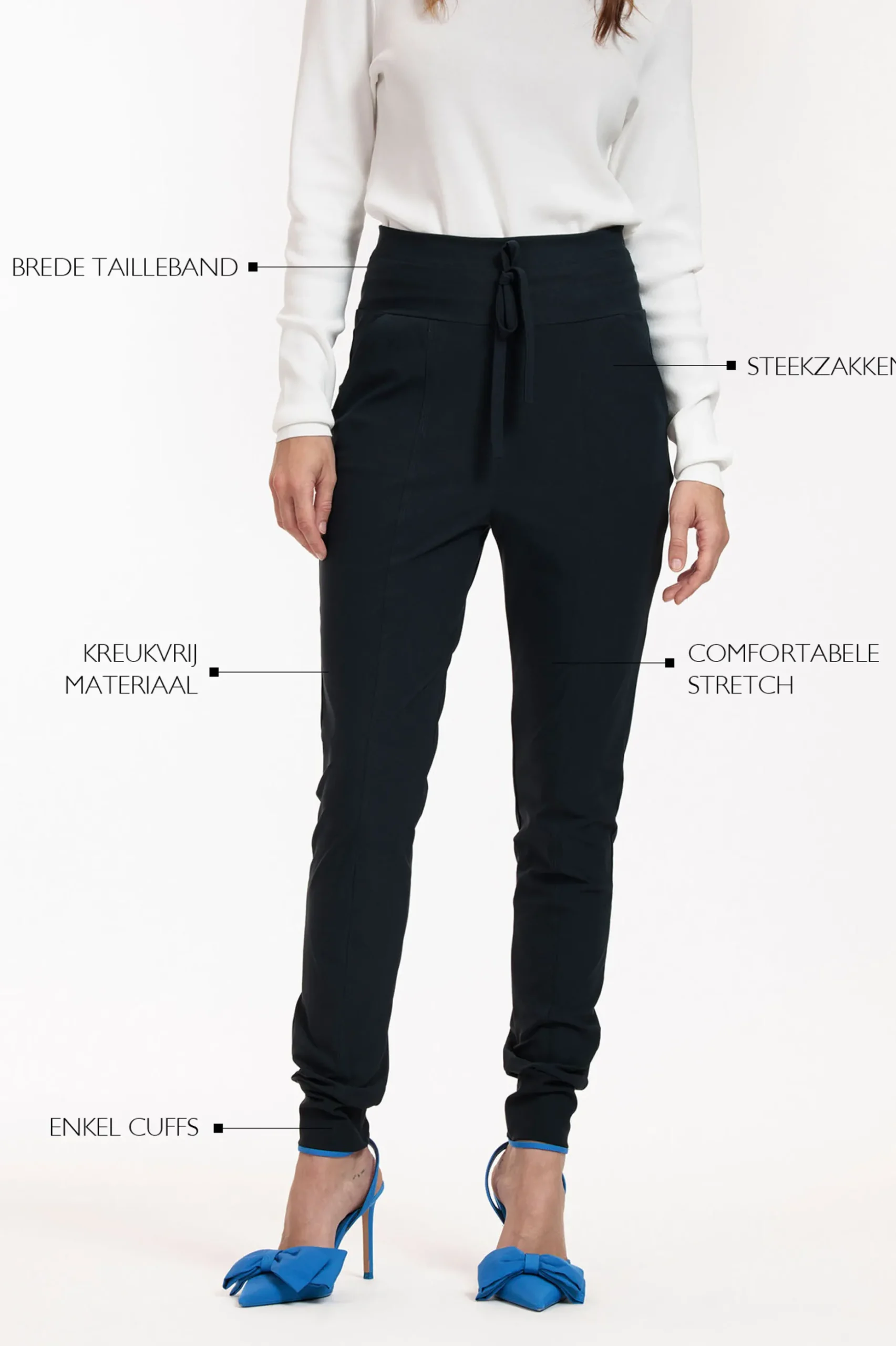 Franka trousers - dark blue