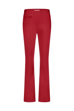 Galla bonded trousers - dark red