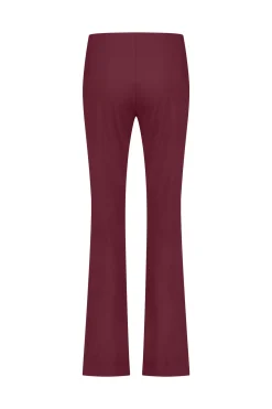 Ginger flair trousers - merlot