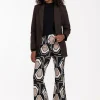 Ginger graphic flair trousers - multi color