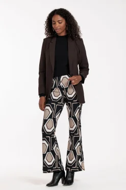 Ginger graphic flair trousers - multi color