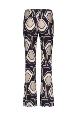 Ginger graphic flair trousers - multi color