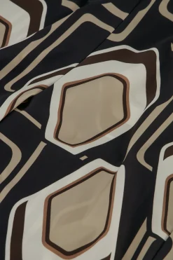 Ginger graphic flair trousers - multi color