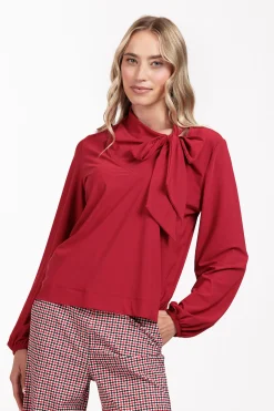 Giselle top - dark red