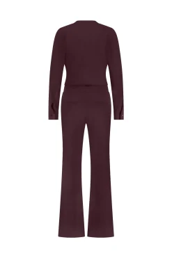 Grazia ls jumpsuit - blackberry