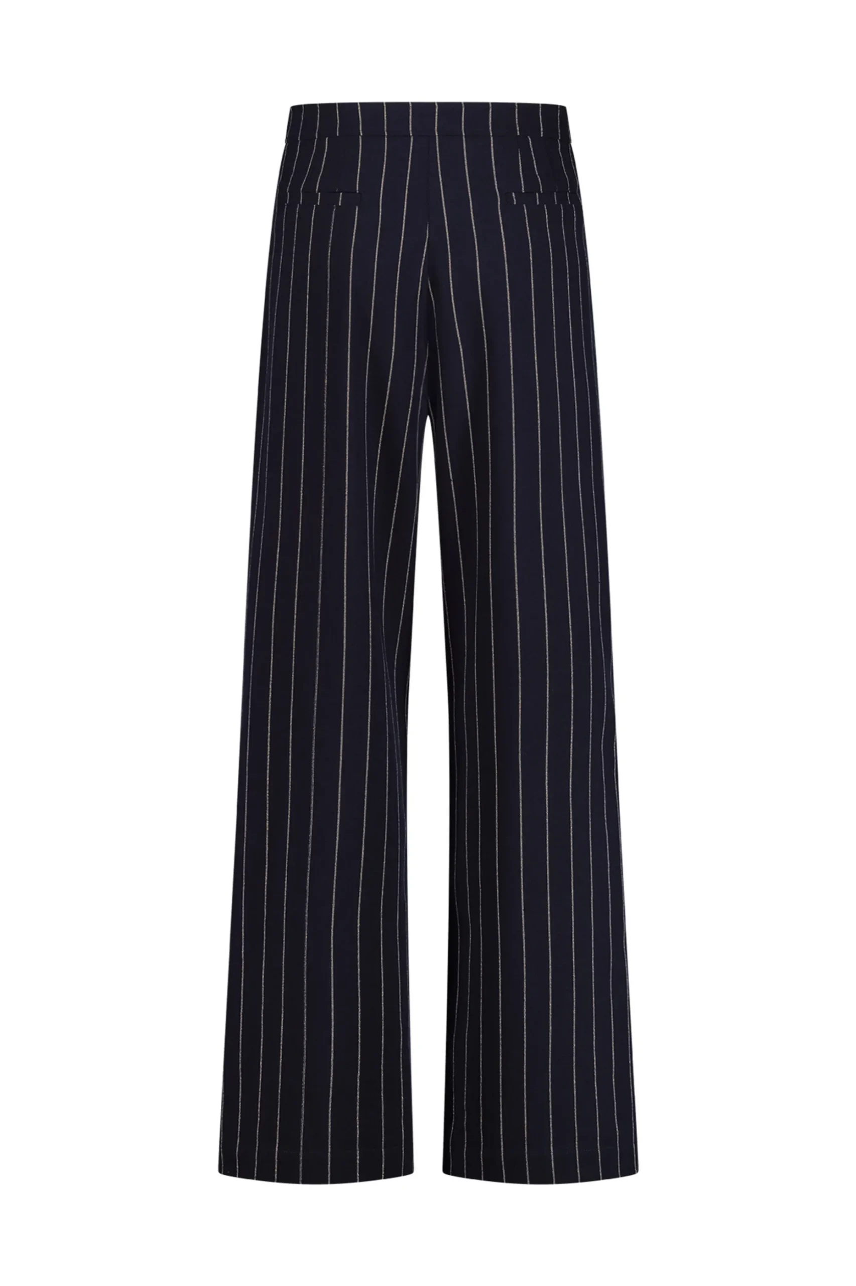 Holly gold pinstripe trousers - darkblue/gold