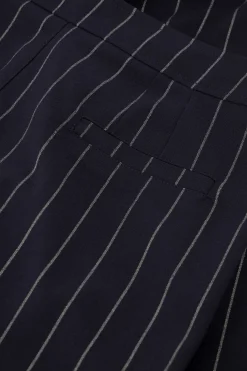 Holly gold pinstripe trousers - darkblue/gold