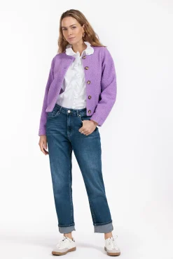 Idette poplin blouse - white