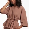 Irena honeycomb top - chocolate