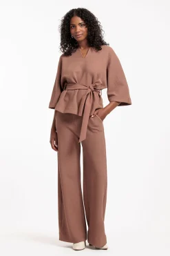 Irena honeycomb top - chocolate