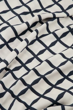 Iza squares top - kit/dark blue
