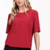 Jamie tshirt - dark red