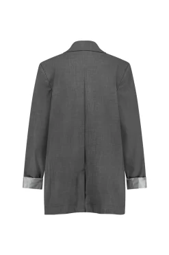 Jeni grey melee blazer - grey melange