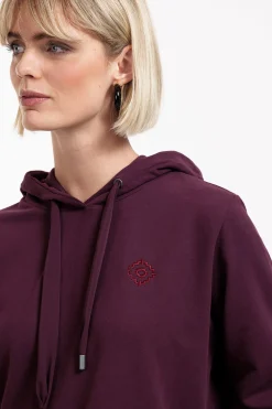 Jip hoody sweater - blackberry