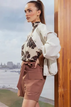 Jolie cargo bermuda - chocolate