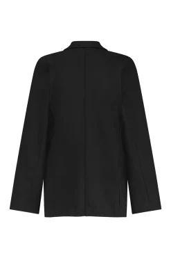 Joline cape blazer - black