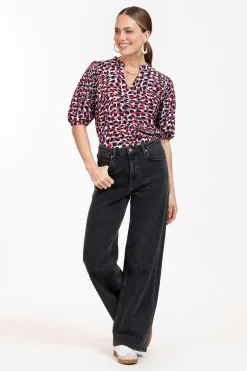 Jolly animal top - Kit/red