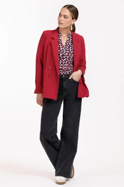 Jolly animal top - Kit/red