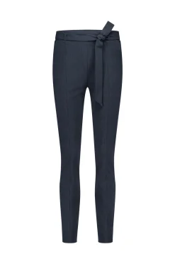 Kate mini check trousers - dark blue/black