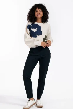 Kathy travel fleece trousers - dark blue