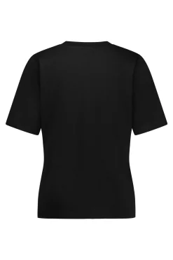 Klaasje bow tshirt - black