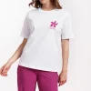 Klaasje flower tshirt - white