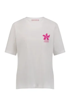 Klaasje flower tshirt - white