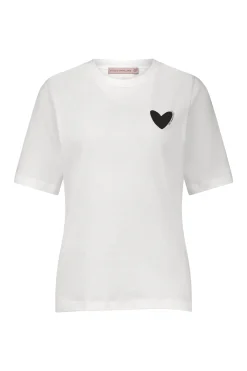 Klaasje hearts tshirt - white
