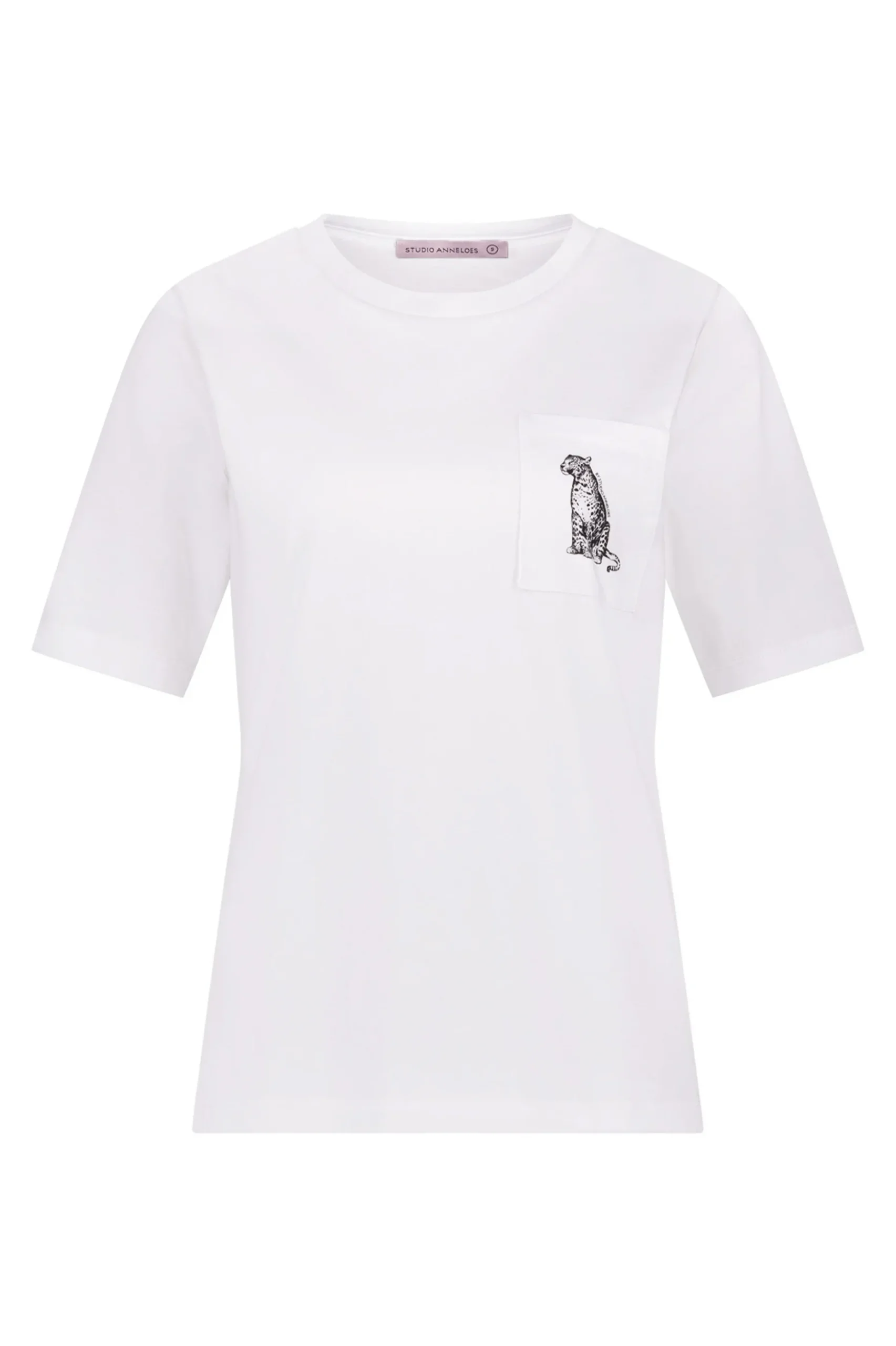 Klaasje panther tshirt - white