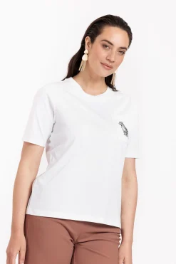 Klaasje panther tshirt - white