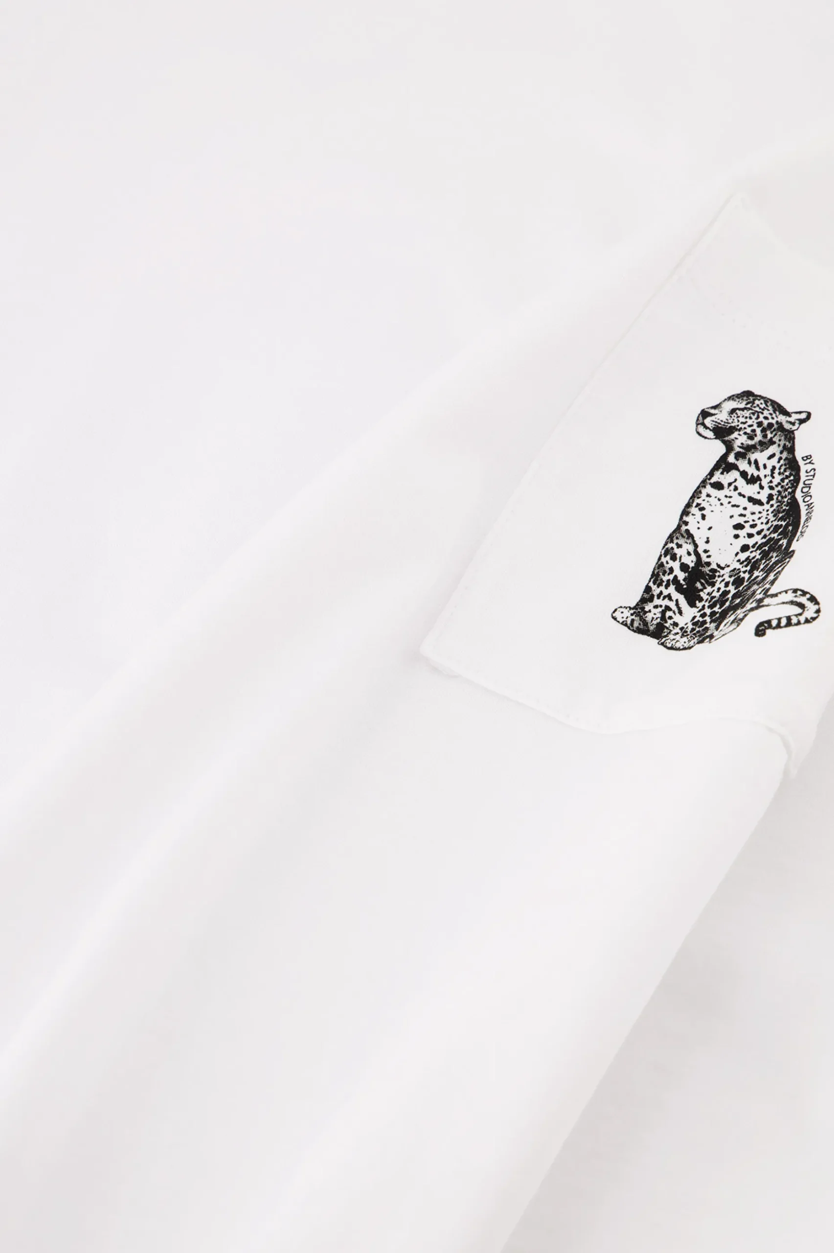 Klaasje panther tshirt - white