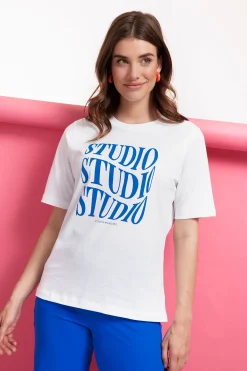 Klaasje studio tshirt - white
