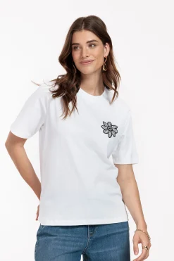 Klaasje Valerie tshirt - white