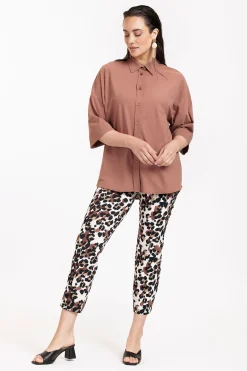 Kyra blouse - chocolate