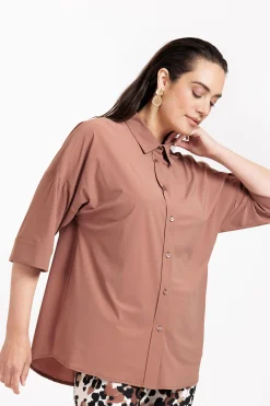 Kyra blouse - chocolate