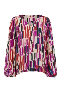 Layla stripe top - multi color
