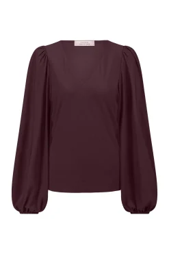 Lesha top - blackberry
