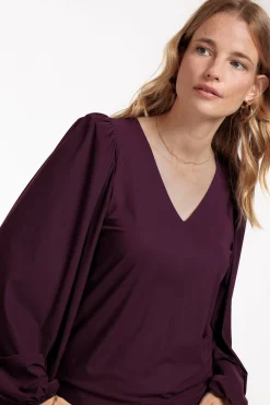 Lesha top - blackberry