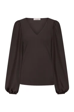 Lesha top - espresso