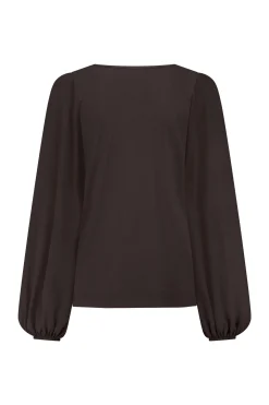 Lesha top - espresso