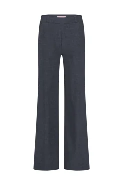 Lexie bnd dnm tweed trousers - midnight blue